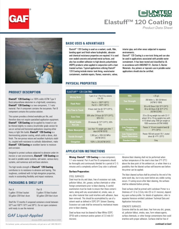 Elastuff 120 Coating Part A & B