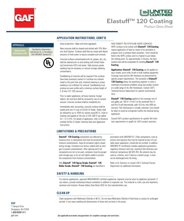 Elastuff 120 Coating Part A & B