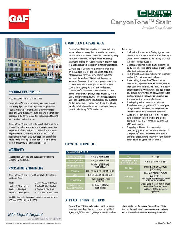 GAF CanyonTone Stain