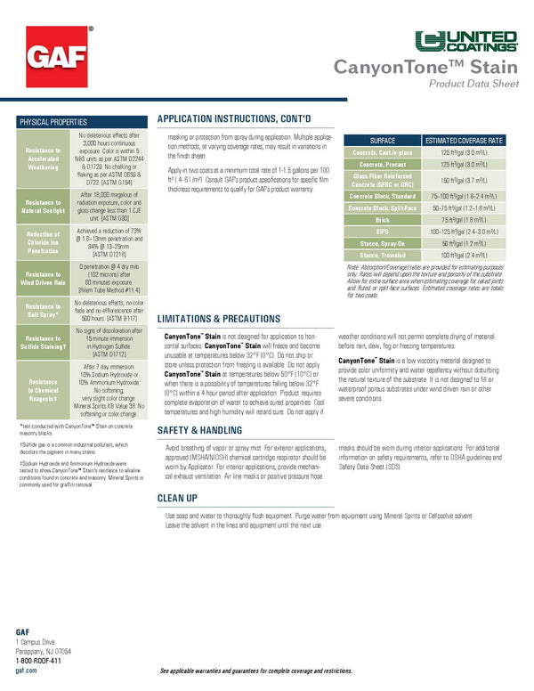 GAF CanyonTone Stain
