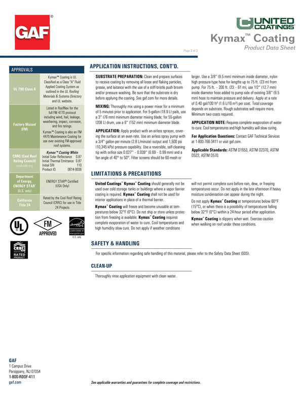 Kymax Coating "PVDF Fluoropolymer"