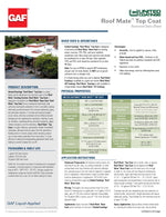 Acrylic Top Coat (Formerly RoofMate TopCoat Elastomeric Acrylic) (15-Year Limited Warranty)